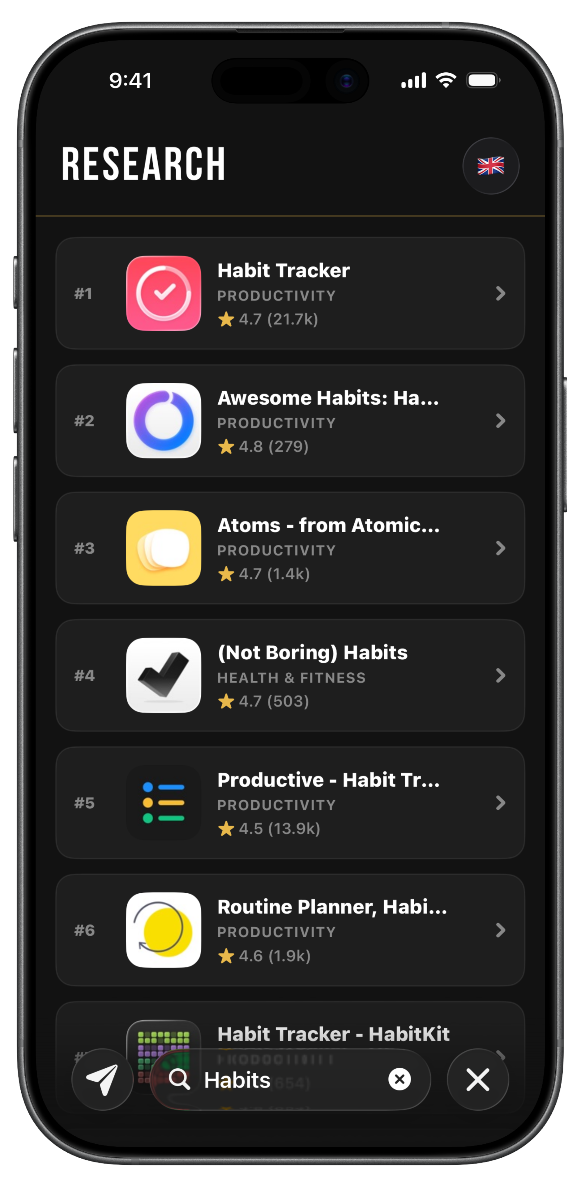Foundry launched screen